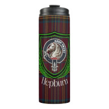 Tartan e Brasão do Clã Escocês Hepburn