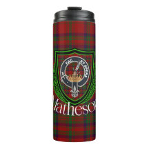 Tartan e Brasão do Clã Escocês Matheson