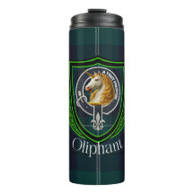 Tartan e Brasão do Clã Escocês Oliphant