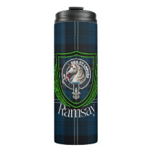 Tartan e Brasão do Clã Escocês Ramsay