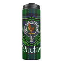 Tartan e Brasão do Clã Escocês Sinclair
