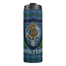 Tartan e Brasão do Clã Escocês Sutherland