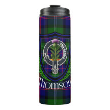 Tartan e Brasão do Clã Escocês Thomson