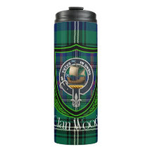 Tartan e Brasão do Clã Escocês Wood