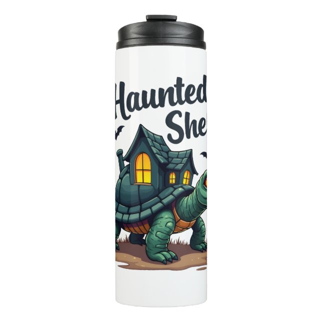 Garrafa Térmica Tartaruga de Shell Assombrada (Frente)