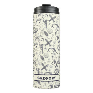 Garrafa Térmica Tatuagens Antigas Do Marinheiro, Patteradas