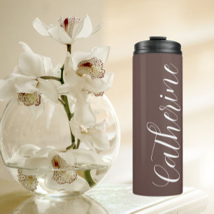 Garrafa Térmica Taupe Stylized Wedding Bridesmaid