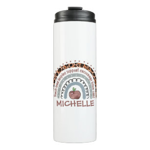 Garrafa Térmica Teacher Core Values Rainbow