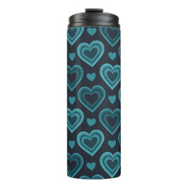 Garrafa Térmica Teal Hearts