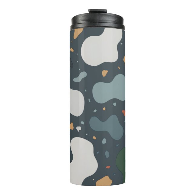 Garrafa Térmica Tecido Personalizado de Estilo Terrazzo Minimalist (Frente)