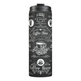 Garrafa Térmica Tempo de Café Vintage