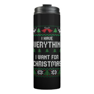 Garrafa Térmica Tenho tudo que quero no Natal, sou eu