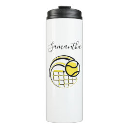 Garrafa Térmica Tênis Ball Voando Sobre O Esporte Personalizado Lí