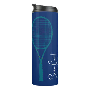 Garrafa Térmica Tênis Racquet Personalizado Azul