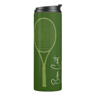 Garrafa Térmica Tênis Racquet Personalizado Verde