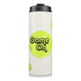 Garrafa Térmica Tênis Sports Tumbler com a citação GAME ON
