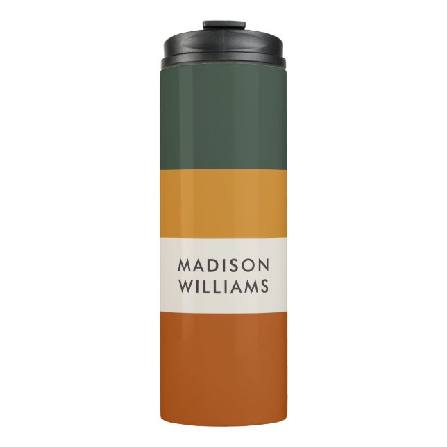 Garrafa Térmica Término de distribuição horizontal do bloco de cor (Frente)