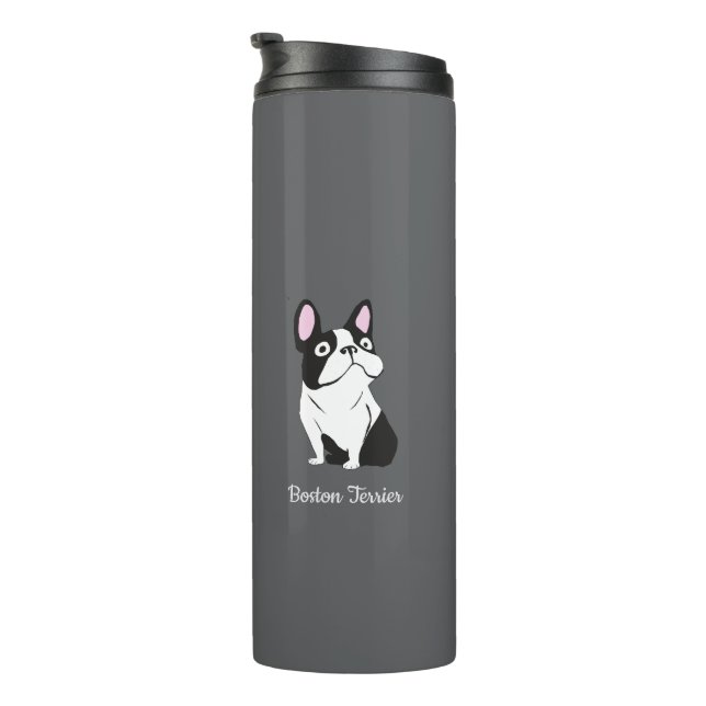 Garrafa Térmica Terrier de Boston (Rotação à direita)