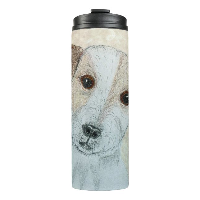 Garrafa Térmica Terrier Russell Parson (Frente)