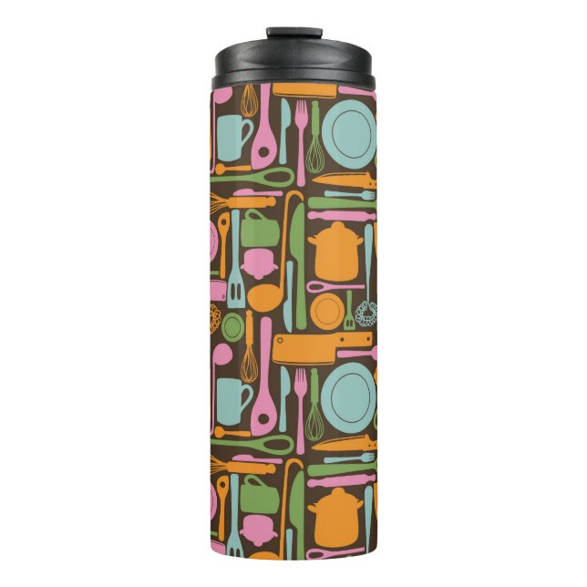 Garrafa Térmica Teste padrão 3 dos utensílios da cozinha (Frente)