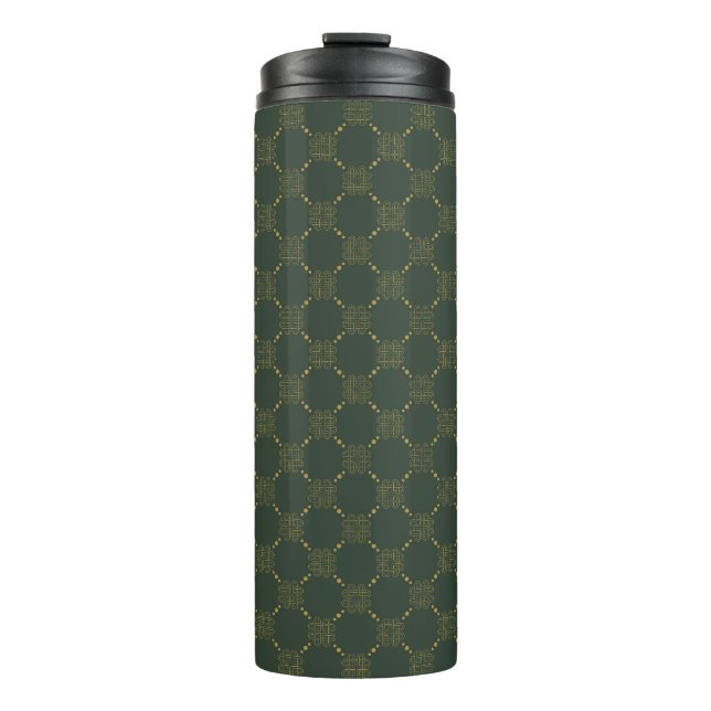 Garrafa Térmica Teste padrão de nó celta (Frente)