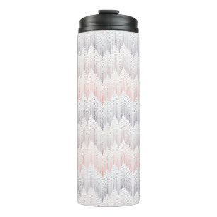 Garrafa Térmica Teste padrão pontilhado polca do pico de montanha