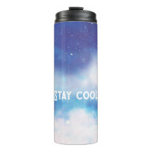 Texto Personalizado Célestial Blue Nebula Tumbler