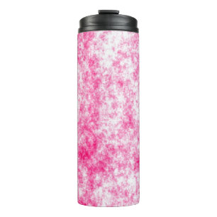 Garrafa Térmica Textura de fundo das manchas rosa e branca