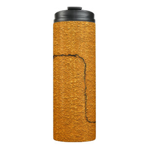 Garrafa Térmica Textura de parede rachada