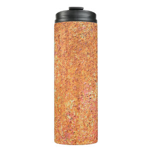 Garrafa Térmica Textura do antigo metal revestido, idade, anc