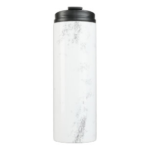 Garrafa Térmica Textura Grunge Monocromática Minimalista