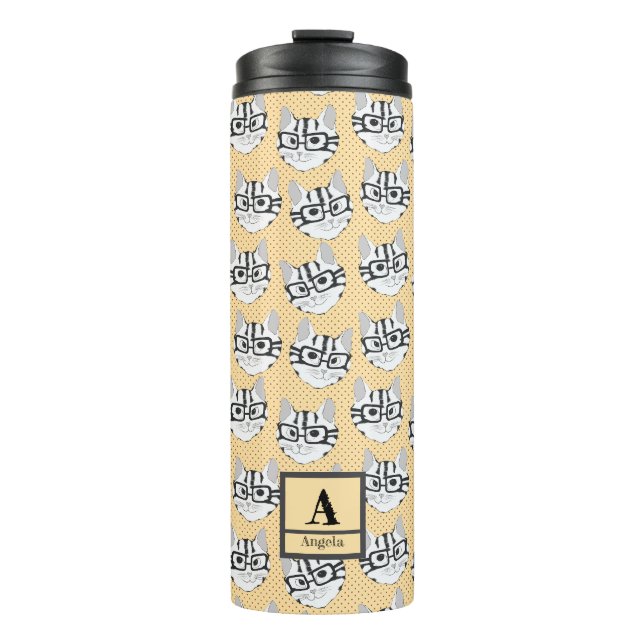 Garrafa Térmica The Cadstudios  Beige (Frente)