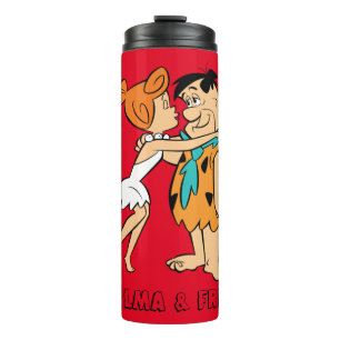 Garrafa Térmica The Flintstones Wilma Kissing Fred