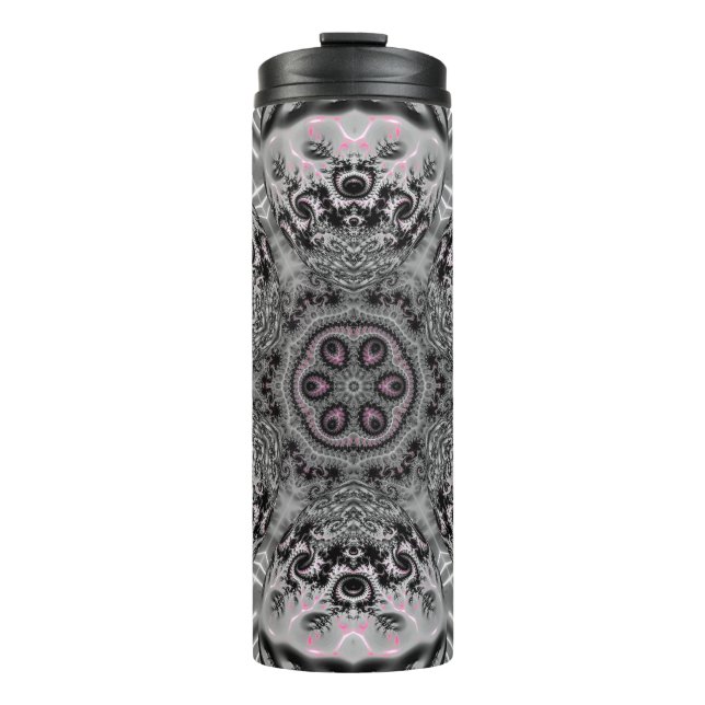 Garrafa Térmica The Silver Fractal Garden  (Frente)