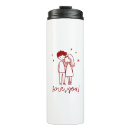 Garrafa Térmica Thermal Tumbler - Sentimental and Love Line