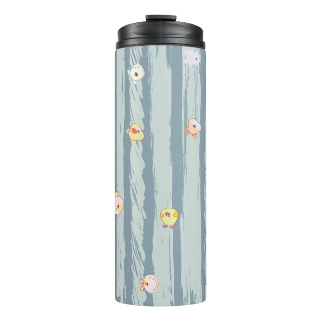 Garrafa Térmica Thermal Tumbler – Whimsy Faces (Frente)