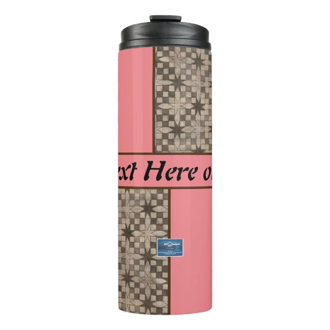 Garrafa Térmica Thermos (Peach LED S.C.C.) SDCesines ©️ 2023 (Frente)