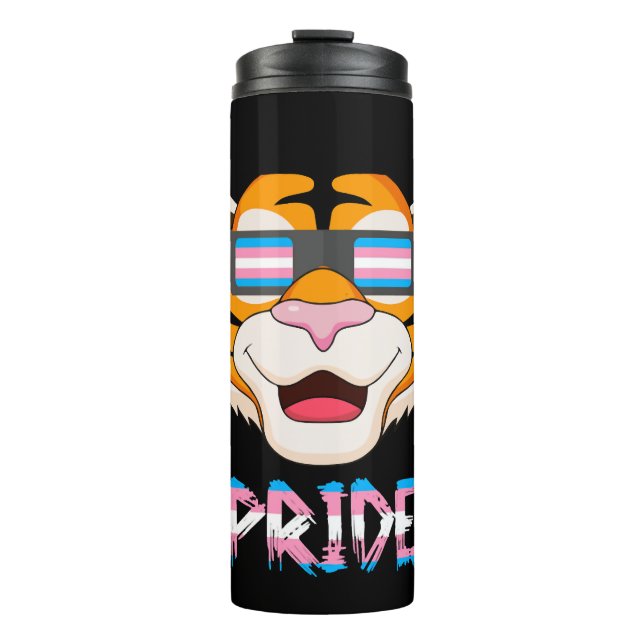 Garrafa Térmica Tiger Transgender Flag Lgbt (Frente)