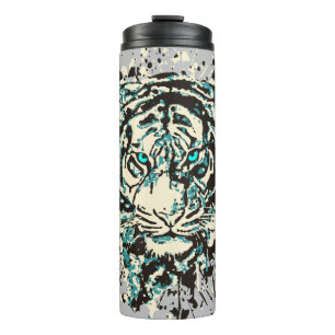 Garrafa Térmica Tigre Siberiano Tigre térmico colorido