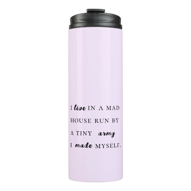 Garrafa Térmica Típica moderna engraçada e engraçada (Frente)