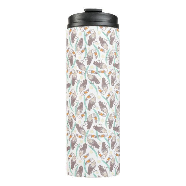 Garrafa Térmica Tócanos exóticos da moda (Frente)