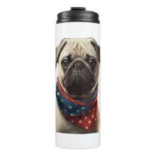 Garrafa Térmica TODOS OS AMIGOS AMERICANOS Pug