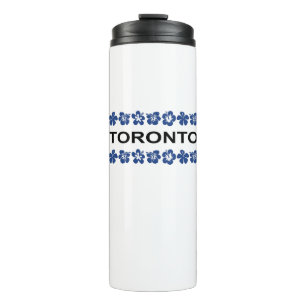 Garrafa Térmica Toronto Aloha Bandas Cor Azul-Claro