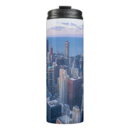 Garrafa Térmica Trabalho de arte de edifícios arquitetônicos de Ch