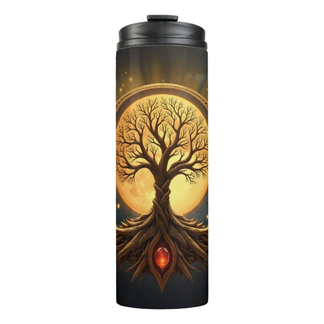 Garrafa Térmica Tree of Life – Moonlit Enlightenment (Frente)