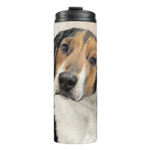 Garrafa Térmica Treing Walker Coonhound Painting - Arte Original