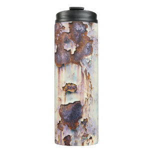 Garrafa Térmica Trem Rusty Train Vagão Pintado