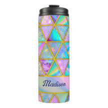 Trendência holográfica elegante dourada esfarrapad