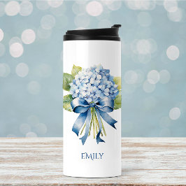Garrafa Térmica Trendy Blue Floral Bridesmaid Proposta