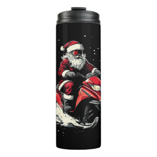 Garrafa Térmica Trenó Motorizado do Papai Noel Funny Natal